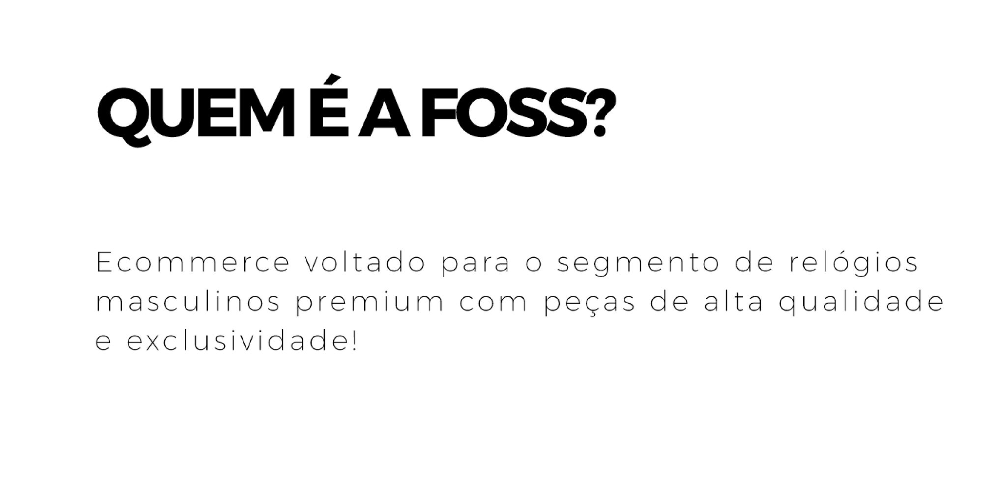 Quem é a FOSS?